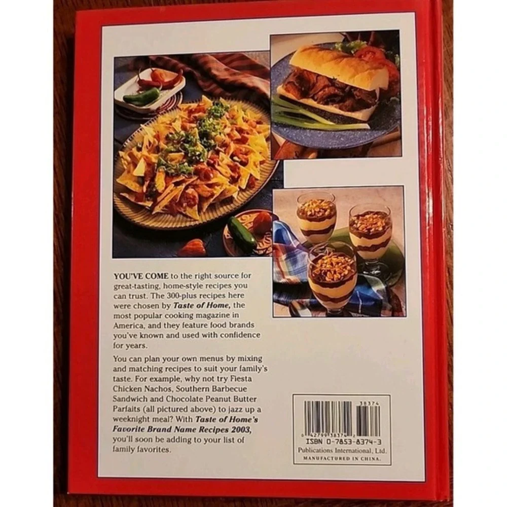 Favorite Brand Name Recipes 2003 - Hardcover By Taste Of Home‎ - GOOD